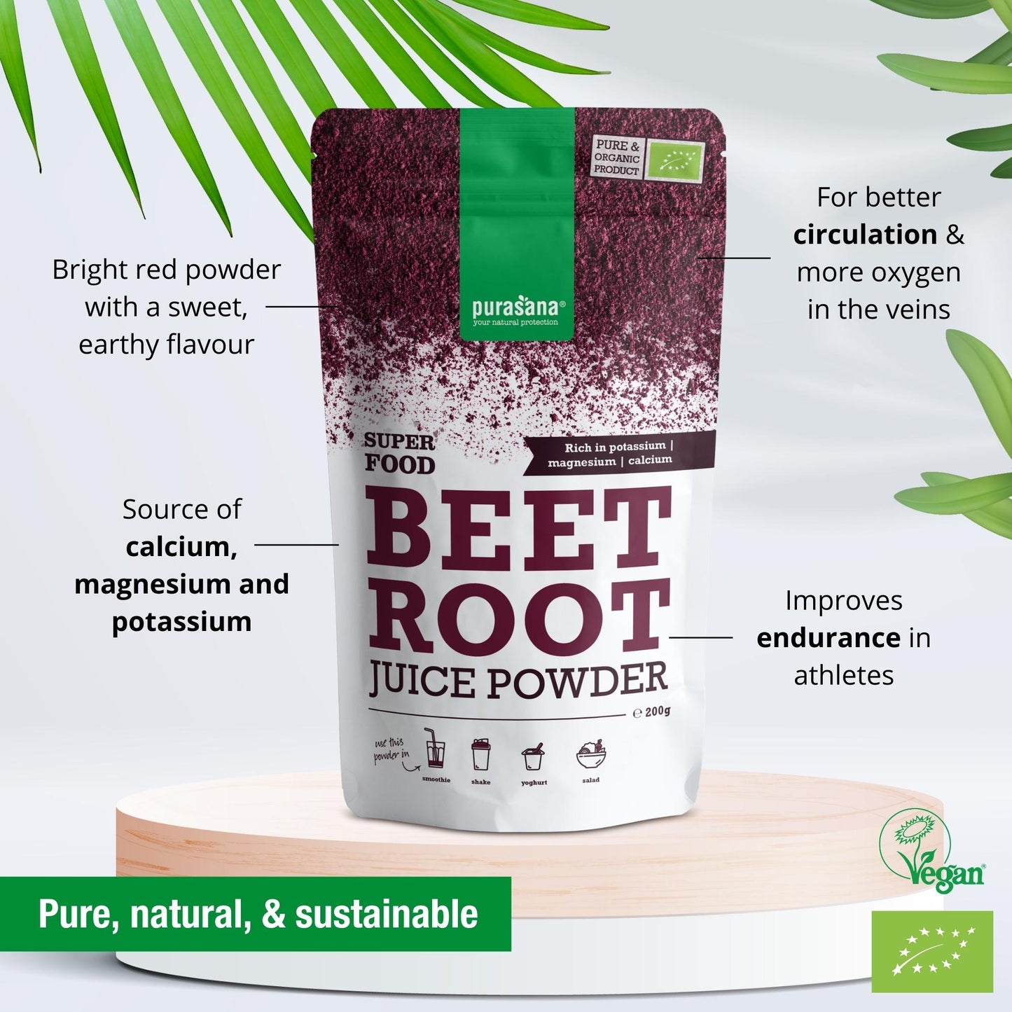 Beetroot juice powder 200 g BIO
