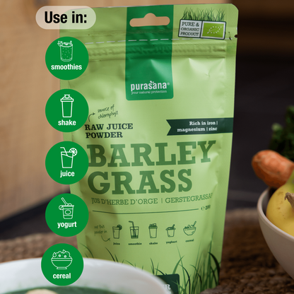 Barley Grass JUICE powder 200 g SUPER GREENS BIO SUPER GREENS