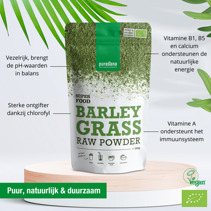 Barley grass raw powder 200 g BIO