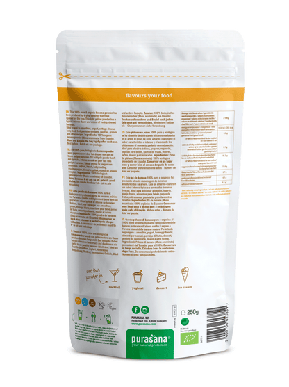 Banana powder 250 g BIO