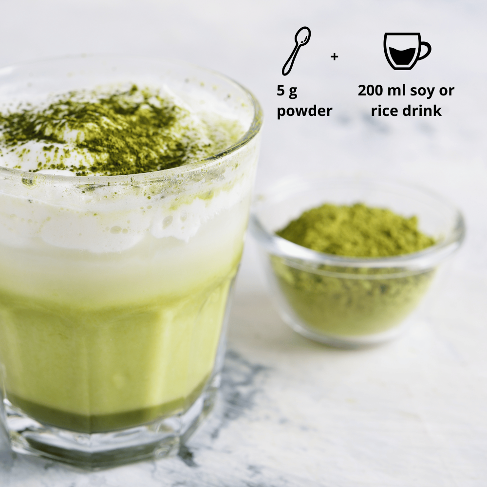 Latté Matcha Moringa 120 g BIO