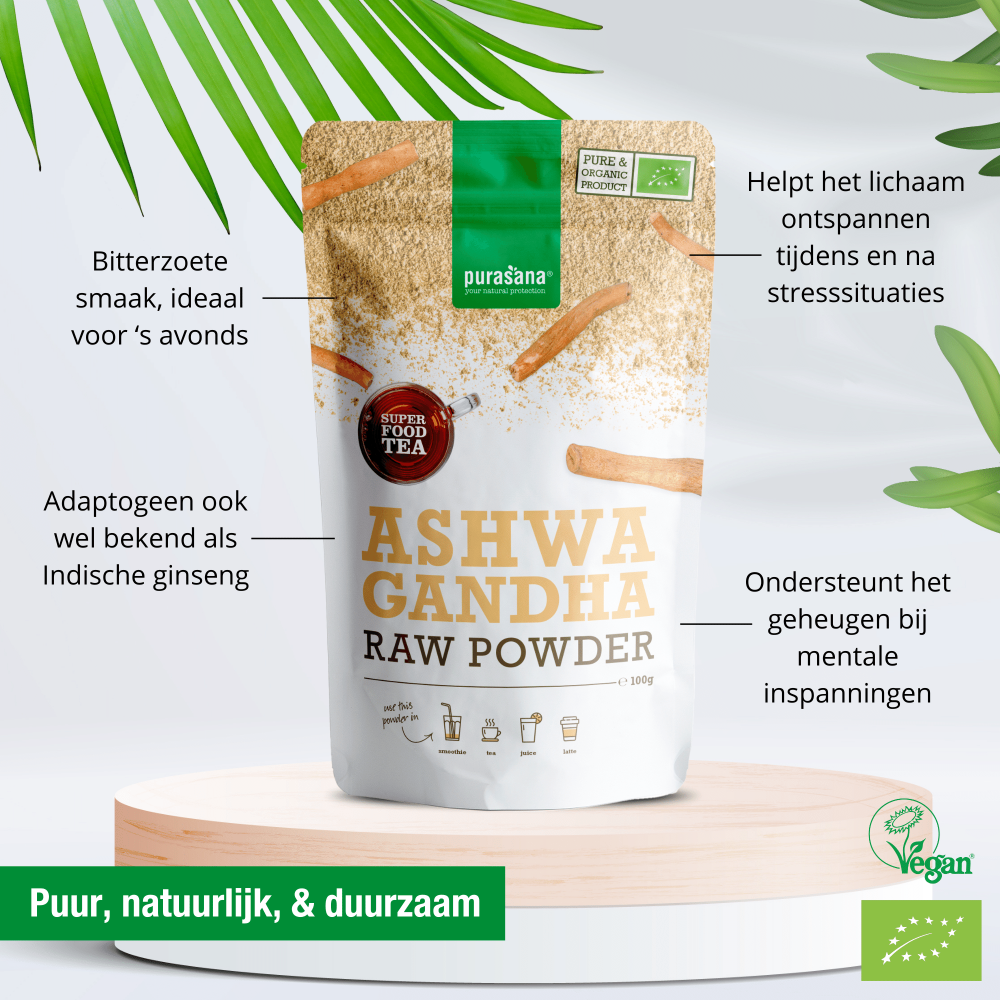 Ashwagandha raw powder 100 g BIO