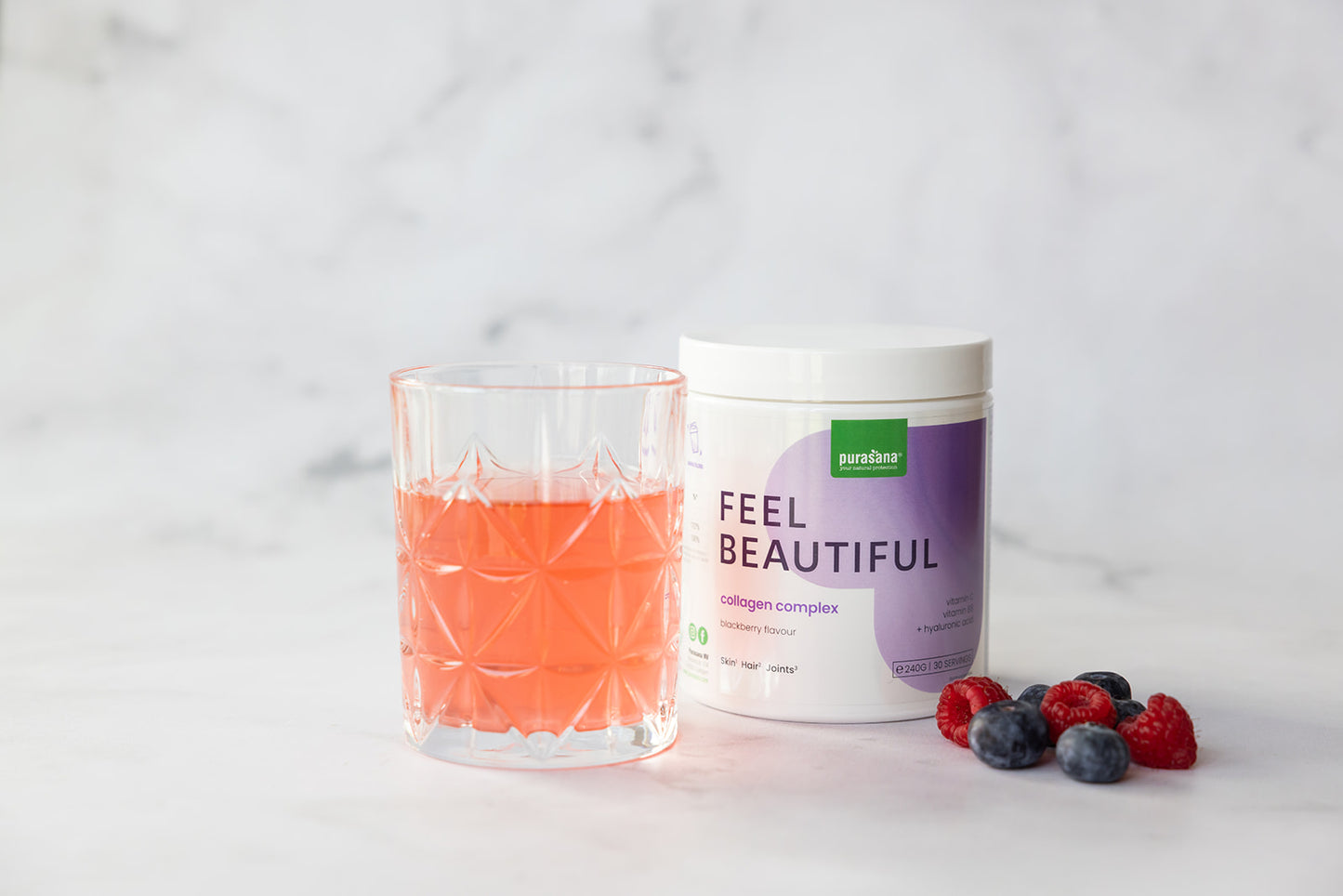 Feel Beautiful - Beauty Collagen blackberry 240 g