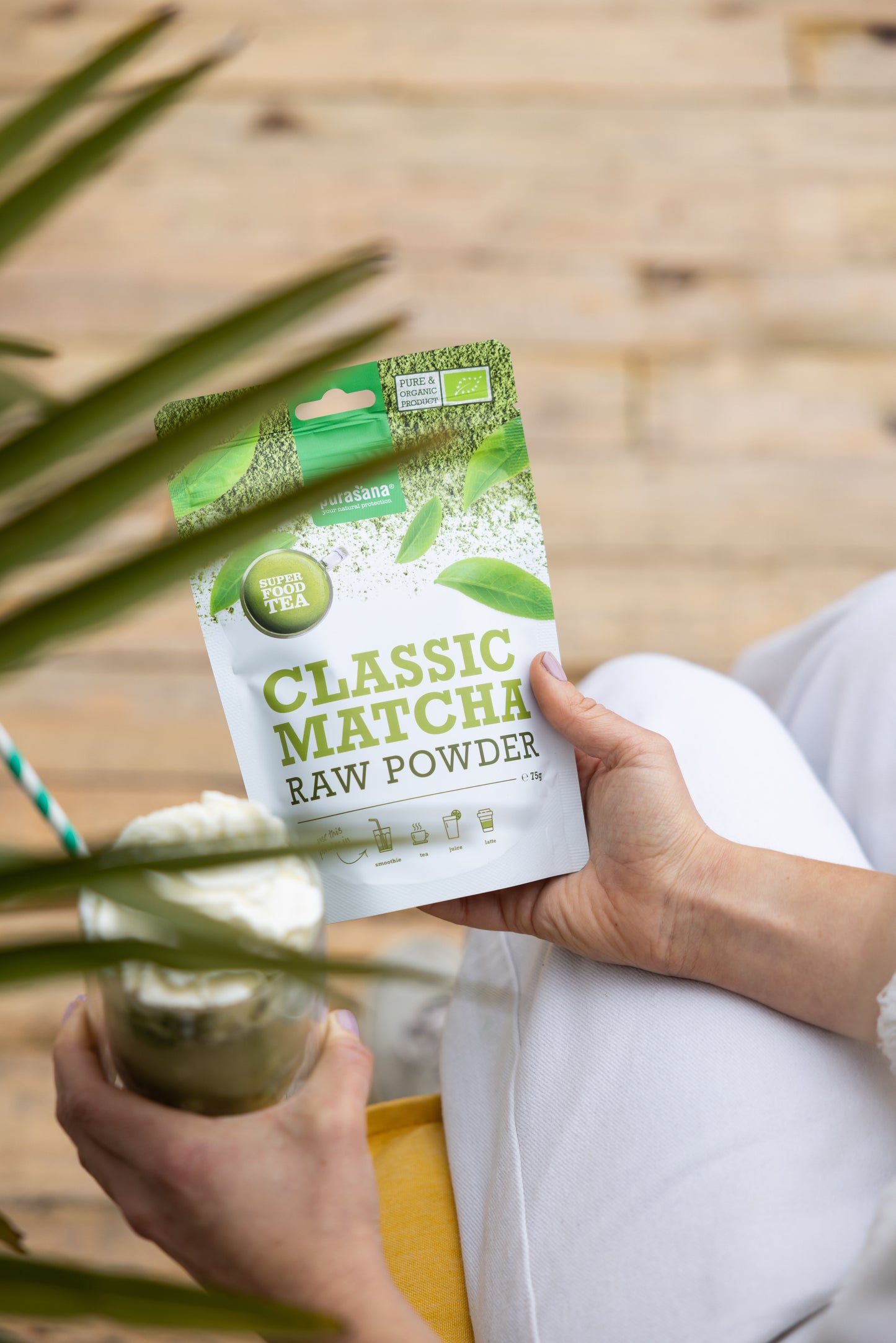 Purasana Matcha Classic raw powder 75 g BIO