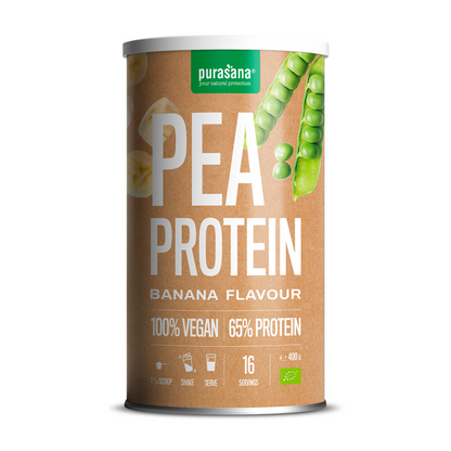 Vegan protein 65% pea banana 400 g BIO