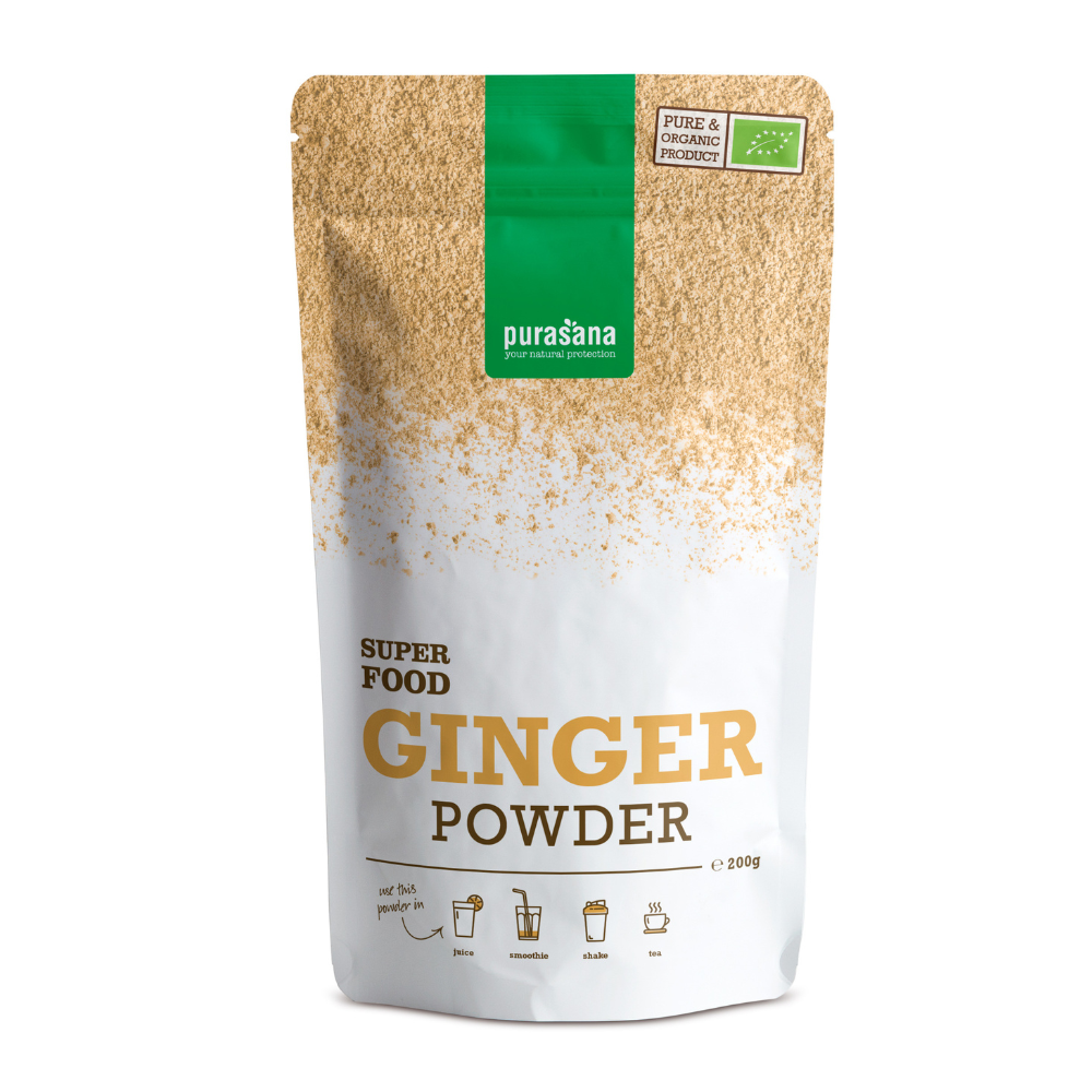 Ginger raw powder 200 g BIO