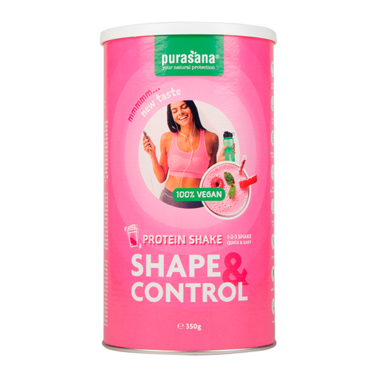 Veg. prot. 46% Shape&Control Straw&Raspberry 350 g