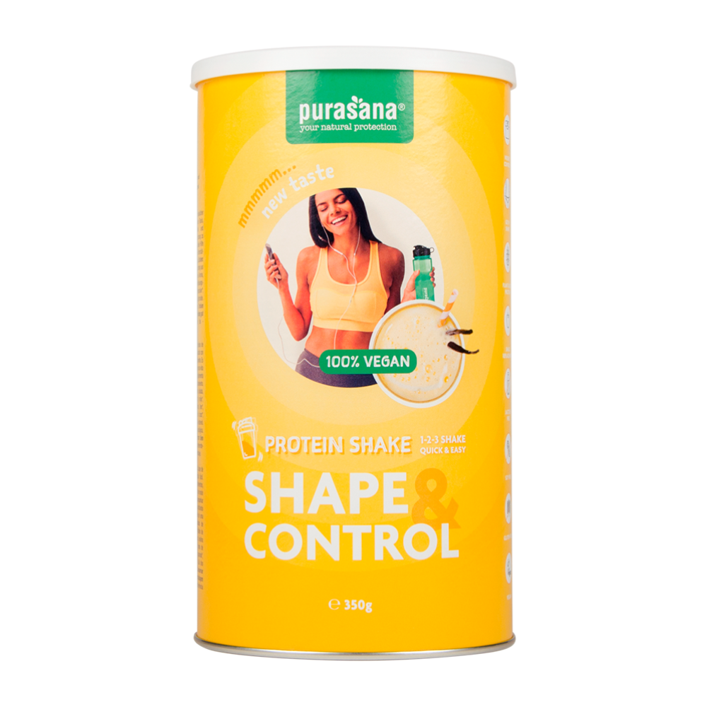 Veg. prot. 47% Shape & Control vanilla shake 350 g 47% 350 g