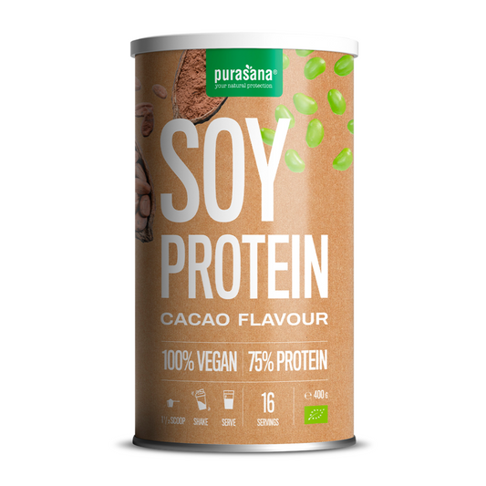 Vegan protein 75% soy cacao 400 g BIO