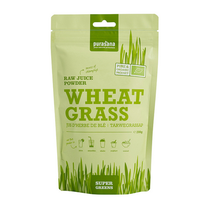 Wheat grass JUICE powder 200 g SUPER GREENS BIO